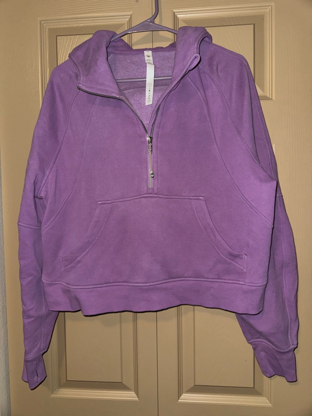 Lululemon Scuba Oversized 1/2 Zip Hoodie, Size M/L Wisteria Purple?